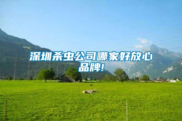 深圳杀虫公司哪家好放心品牌!