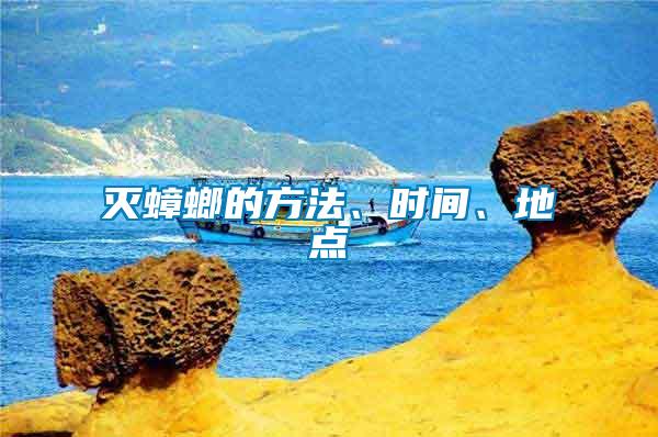 灭蟑螂的方法、时间、地点