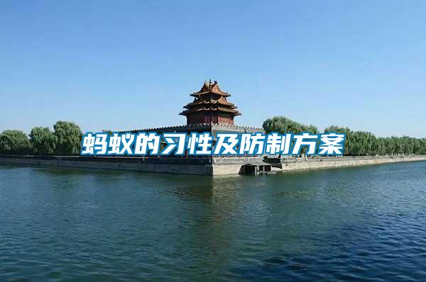 蚂蚁的习性及防制方案