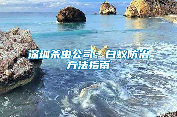 深圳杀虫公司：白蚁防治方法指南