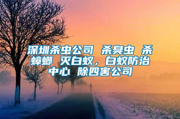 深圳杀虫公司 杀臭虫 杀蟑螂 灭白蚁，白蚁防治中心 除四害公司