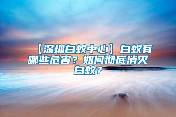 【深圳白蚁中心】白蚁有哪些危害？如何彻底消灭白蚁？