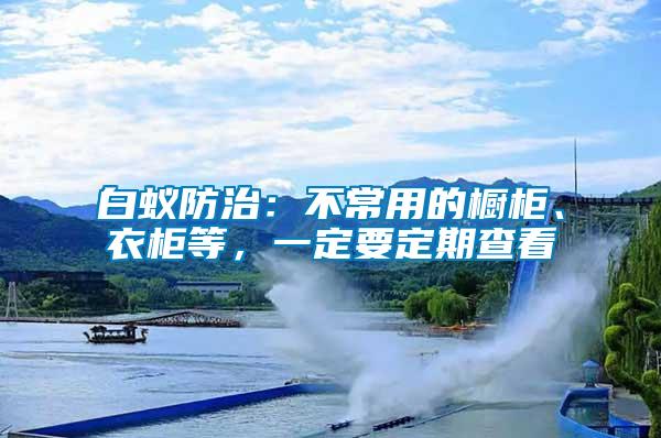 白蚁防治：不常用的橱柜、衣柜等，一定要定期查看