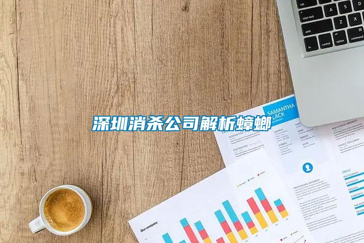 深圳消杀公司解析蟑螂