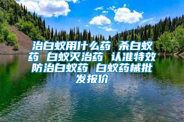 治白蚁用什么药 杀白蚁药 白蚁灭治药 认准特效防治白蚁药 白蚁药械批发报价