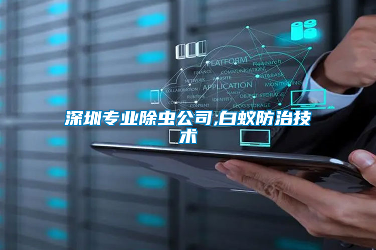 深圳专业除虫公司,白蚁防治技术